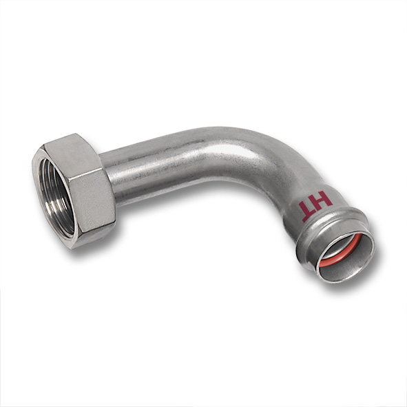 NiroTherm Industry Bend 90° F/nut