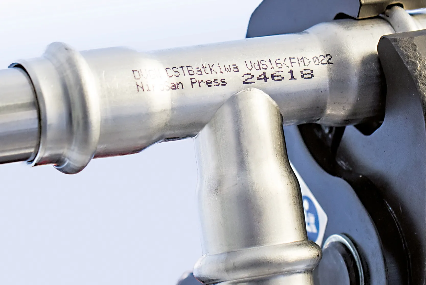 Abbildung eines Edelstahlfittings hergestellt von SANHA®