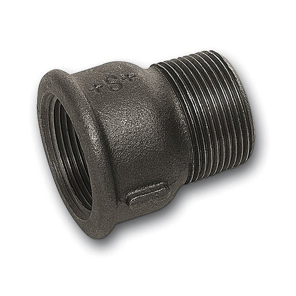 Black extens. socket male/female
