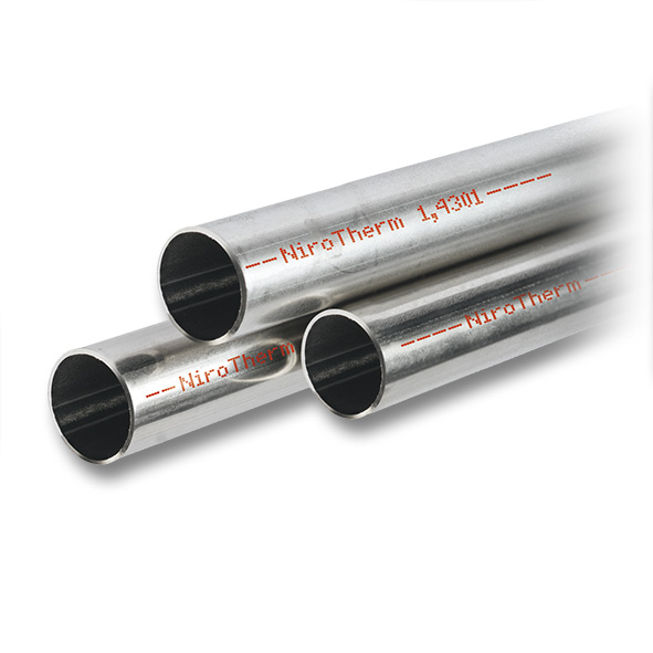 NiroTherm pipe 3 m rods