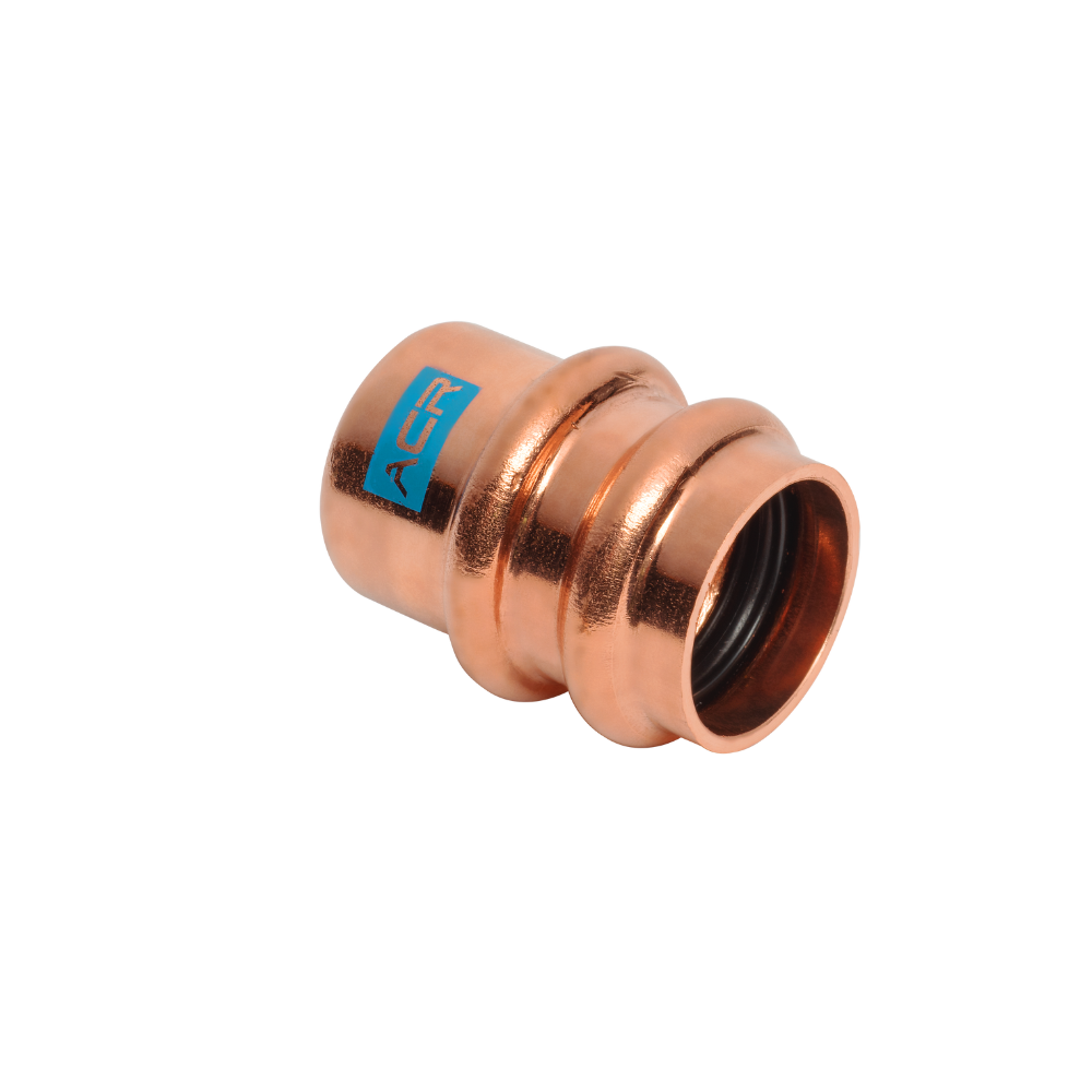 ACR Copper Press Kappe – Kupfer, von SANHA® Die ACR Copper Press Kappe – aus Kupfer
