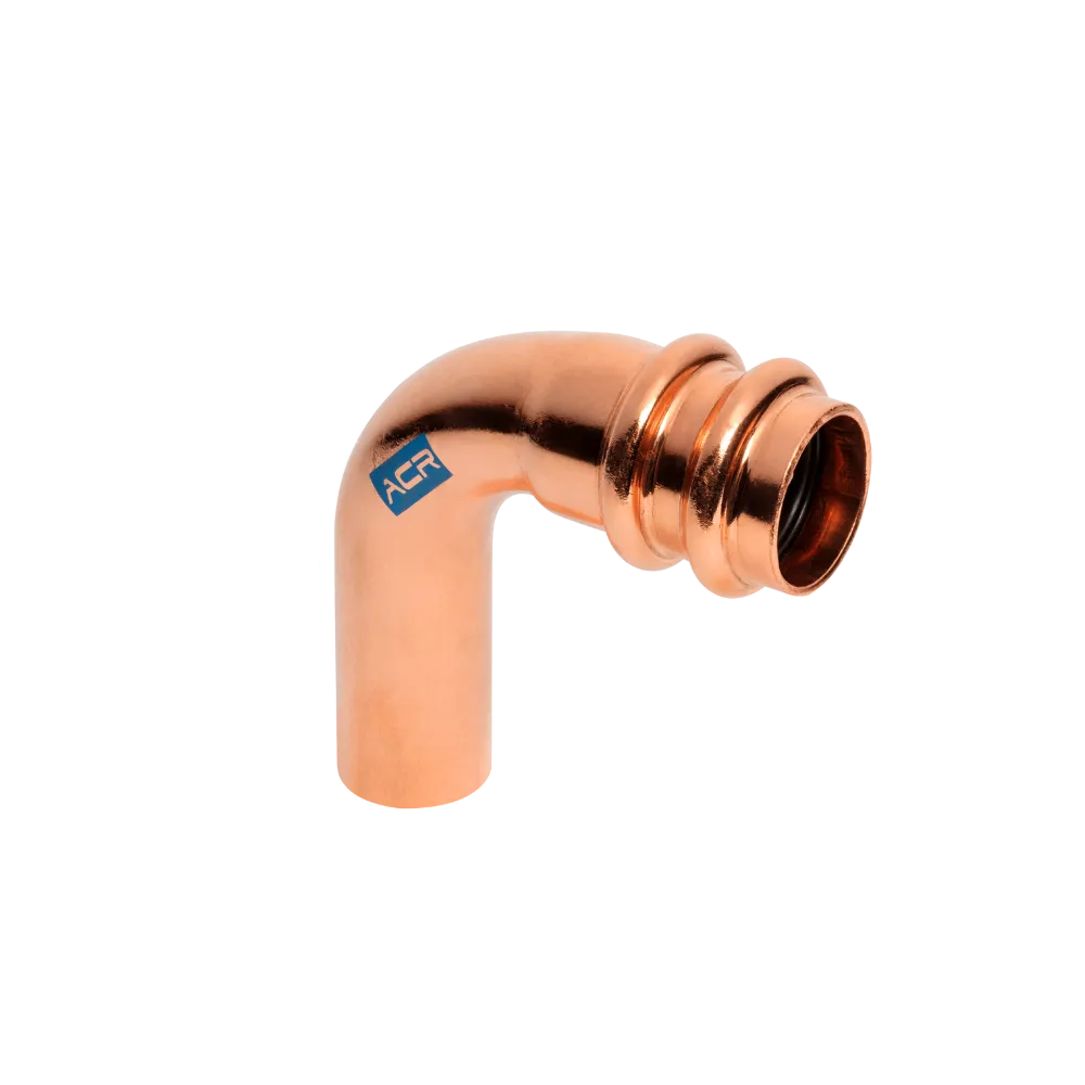 ACR Copper Press – 90 degrees bend, with one press end