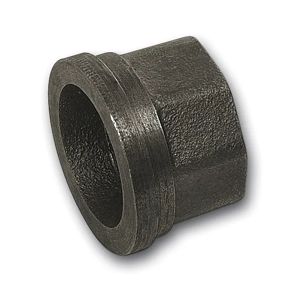 Black union piece with flat joint