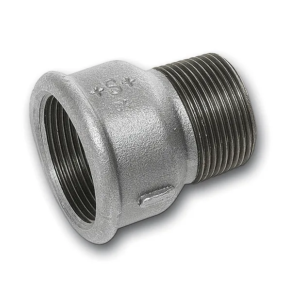 Galv. socket reducing male/female
