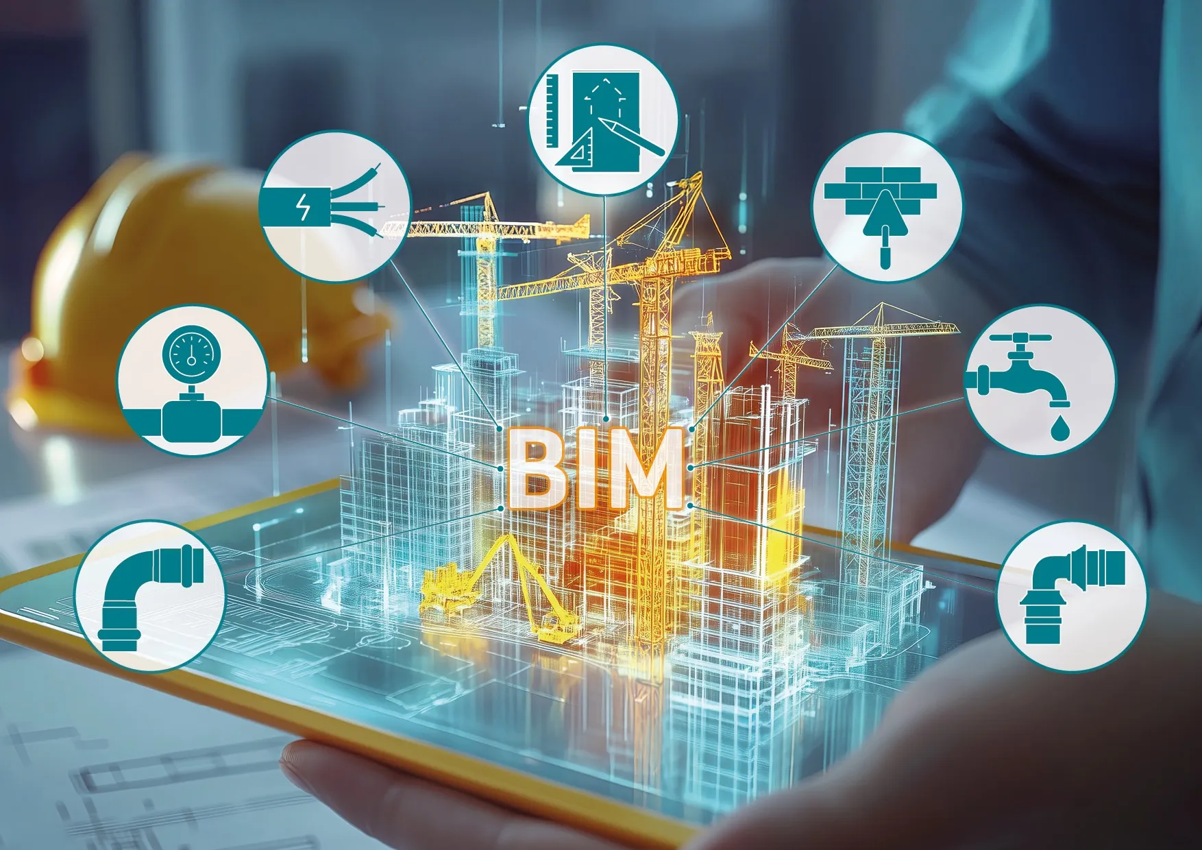 Darstellung einer Konstruktionsplanung per BIM