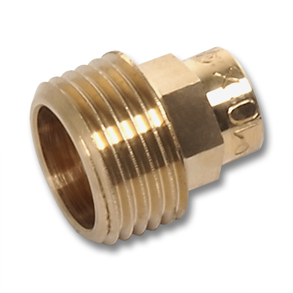 Straight male adaptor C x M