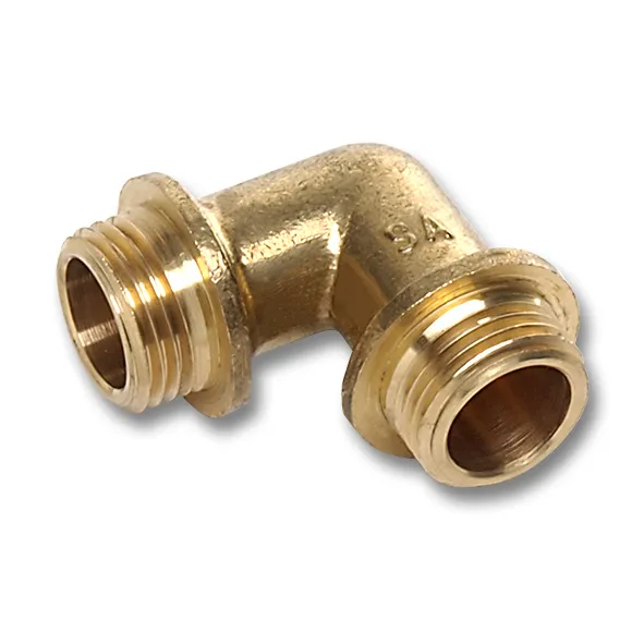 Elbow 90° male thread, brass raw