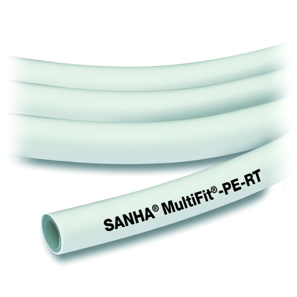 MultiFit-PE-RT pipe for underfloor heating,furled