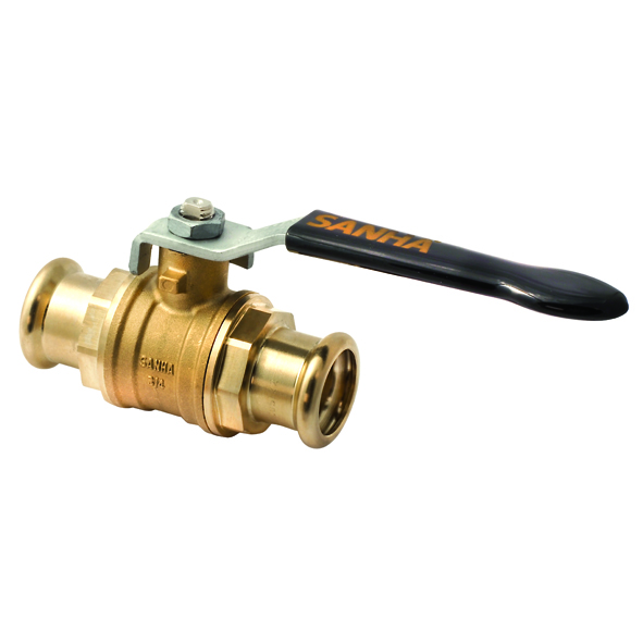 Brass Ball valves with press ends