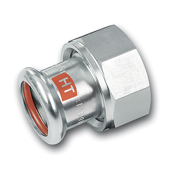 SANHA-Therm Industry Union adaptor, flat seal.