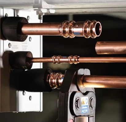 Pressfittings für Kälte und Kühlung bis 48 bar – hergestellt von SANHA®
