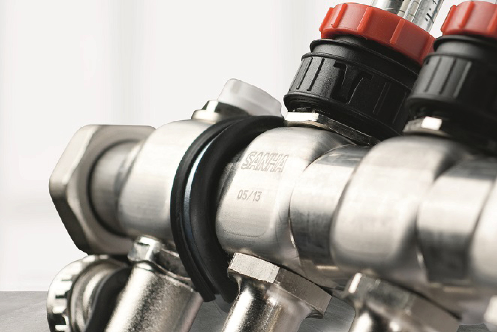 SANHA® Heat-System aus einer schrägen Perspektive abgelichtet
