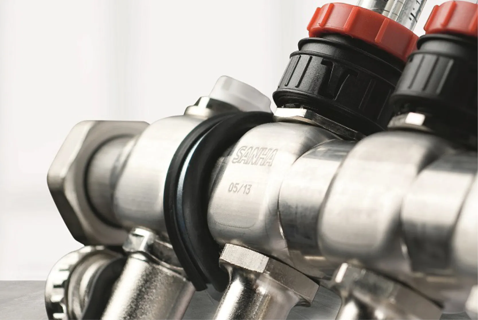 SANHA® Heat-System aus einer schrägen Perspektive abgelichtet