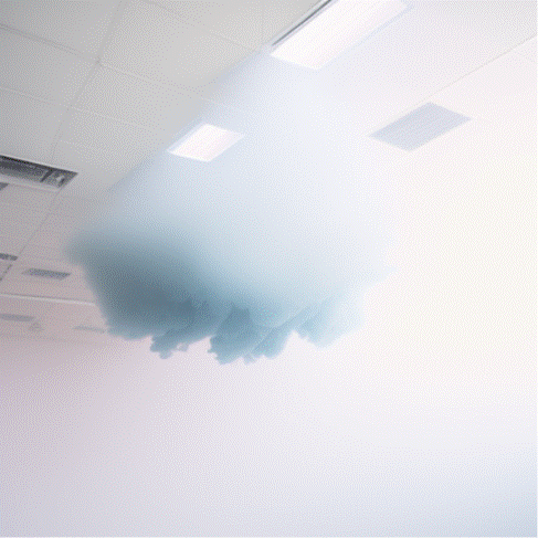 Ein Bild, das Nebel, Screenshot, Licht, Wand enthält