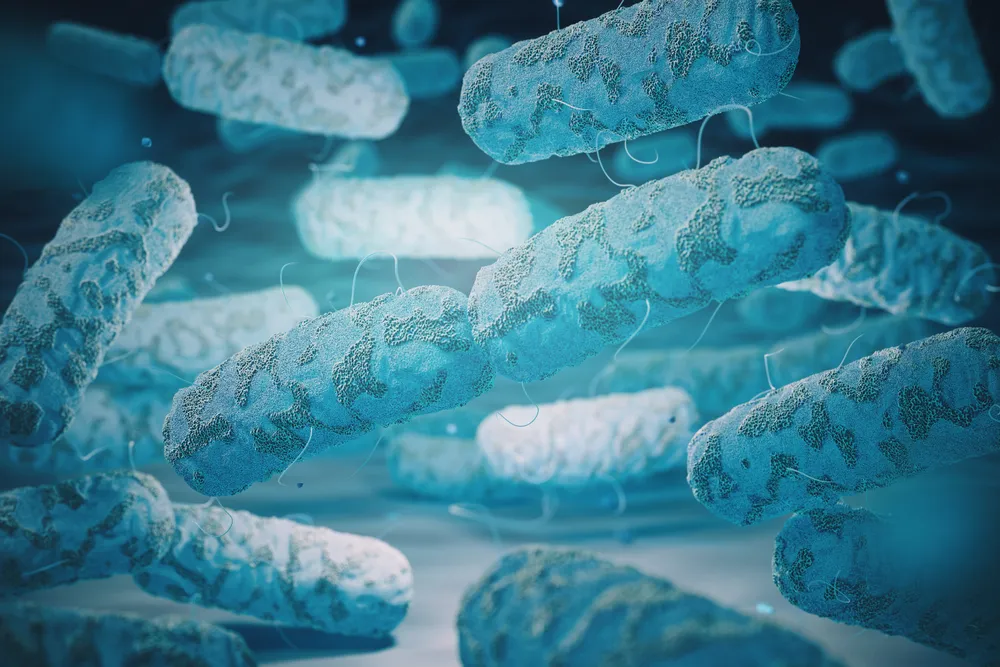 Bildliche Darstellung der gefährlichen Escherichia coli-Bakterien im Zusammenhang mit Trinkwasserversorgung