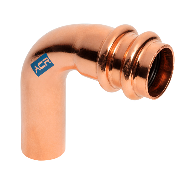 ACR Copper Press Bocht 90° bi-bui