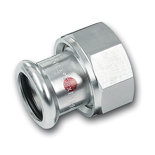 SANHA-Therm Union adaptor, flat seal.