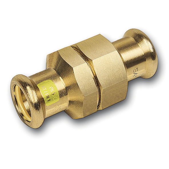 Bronzen Persfitting Gas buiskoppeling, konisch